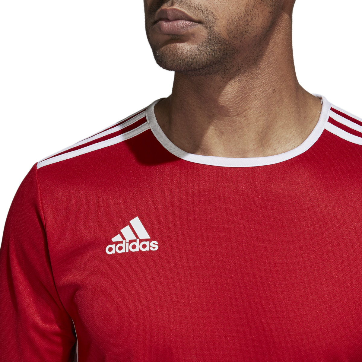 Men's Adidas Entrada 18 Soccer Jersey Red/White - XL - image 4 of 6