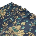 thumbnail image 3 of Yayeee Shower Curtain with Hooks 72"x72" Waterproof Fabric Bathroom Hanging Decor, Navy Blue Peacock Pattern, 3 of 5