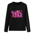 thumbnail image 3 of Raeneomay Long Sleeve Shirts for Women New Casual Fashion Long-Sleeved Turtleneck Printed Top, 3 of 3