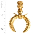 thumbnail image 3 of Royal Designs Fan Pull Chain with Laurel Wreath Finial ? Polished Brass ? Set of 2, 3 of 3