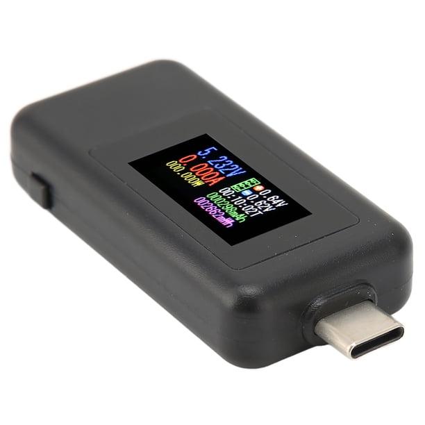 Probador tipo C, probador USB Probador USB en tiempo real Probador de voltaje USB Instalación sin esfuerzo