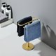 thumbnail image 3 of Golden towel rack bracket, independent towel rack, SUS304 stainless steel towel rack bracket, bathroom tower pole, 3 of 5