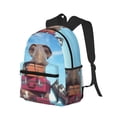 thumbnail image 2 of Lsque Elephant Sits Classic Casual Backpack - Large Capacity Water-Resistant Backpack for School, Work, Travel, and Outdoor Activities, 2 of 8