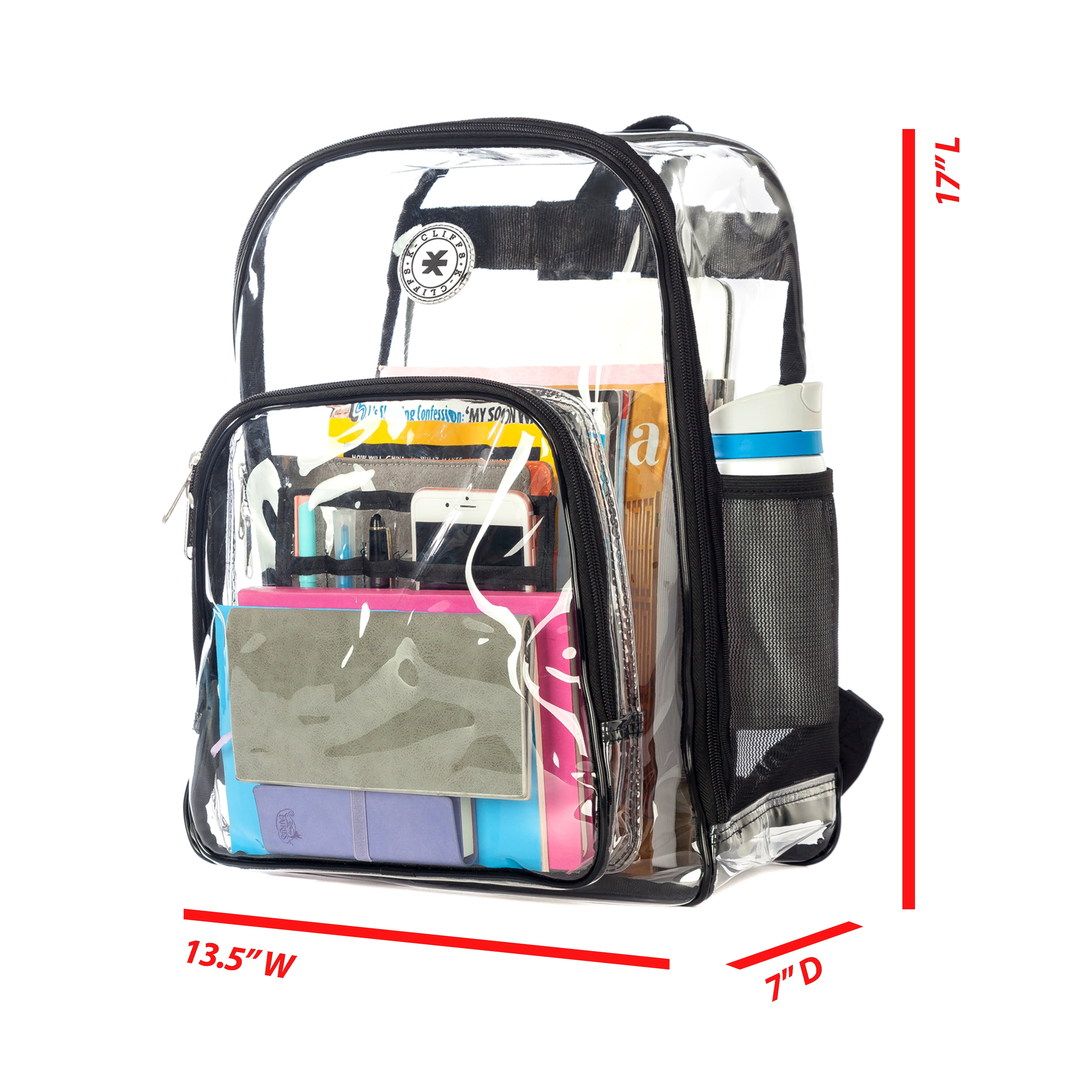 Premium Clear Student Back Pack (Item #Bpack), Size: 10