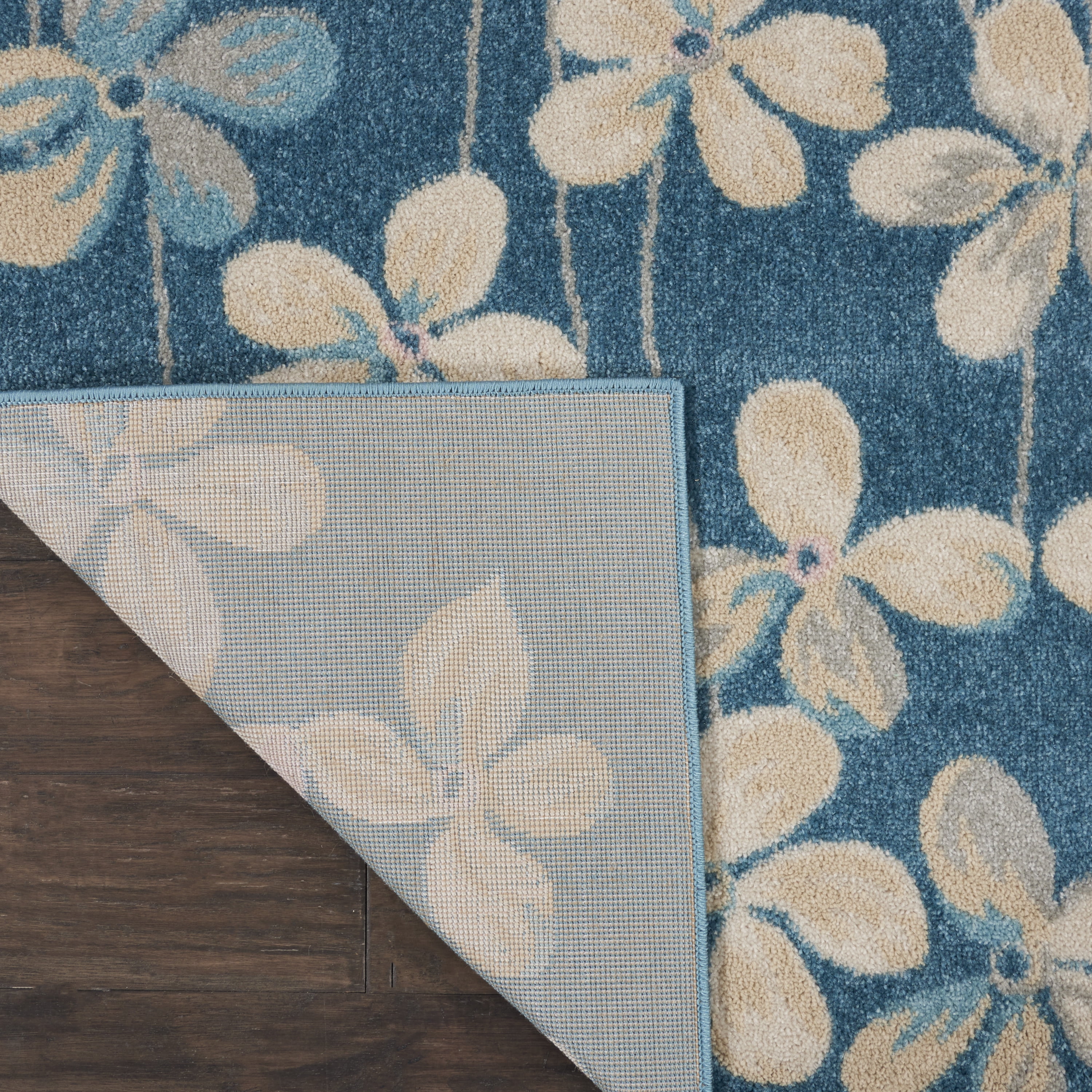Desert Fields Traditional Persian Turquoise 8'10" x 11'10" Area Rug, (9' x 12')