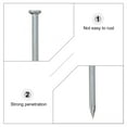 thumbnail image 2 of OULII 515pcs Bulk Nails for Construction Projects Silver Hardened Nail Mounting, 2 of 4