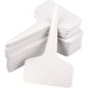 thumbnail image 1 of Blanco, 10x6CM, 100 Piezas Etiqueta de Planta Etiqueta de Plántula Jardín Plantación de Vegetales Plástico Impermeable al Aire Libre, 1 of 5