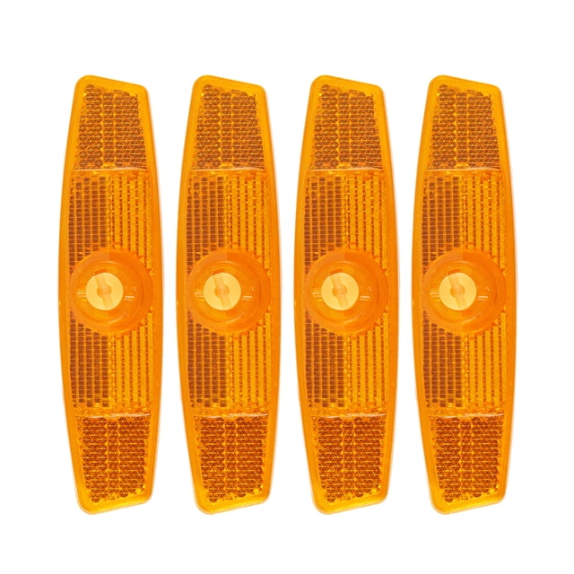 4 Uds. Reflector de radios de advertencia para bicicleta, Clip reflectante para llanta de rueda de bicicleta MTB