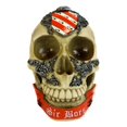 thumbnail image 4 of Legendary King Arthur Roundtable Knights Sir Bors Golden Holy Grail Skull Statue, 4 of 6