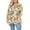 Multicolor, variant on LADIGASU Ladies' able Casual Plus Size Hem Irregular Quarter Sleeve Round Neck Round Neck Top/shirt