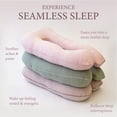 thumbnail image 3 of Pharmedoc Pregnancy Pillow, U-Shape Full Body Pillow and Maternity Support - Support for Back, HIPS, Legs, Belly for Pregnant Women (Cotton Candy), 3 of 7