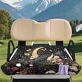 thumbnail image 3 of Uourmeti Moon and Floral Pattern Golfcart Seat Cover Protective, with Pockets Golf Cart Cushion Covers Fit for Club Cars, 3 of 8