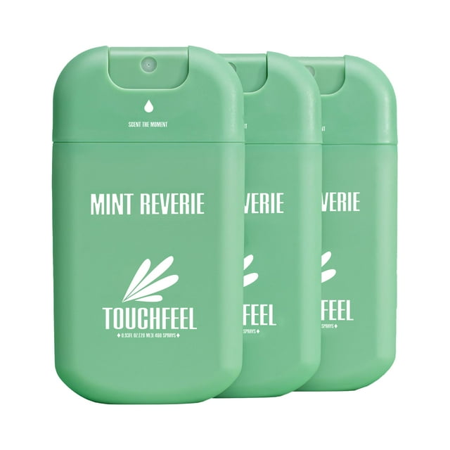 Desinfectante de manos TOUCHFEEL Power Mist perfumado, 28 ml, paquete de 3