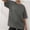 Deep Gray, variant on Womens Oversized T Shirts Summer Half Sleeve Crew Neck Tunic Tops