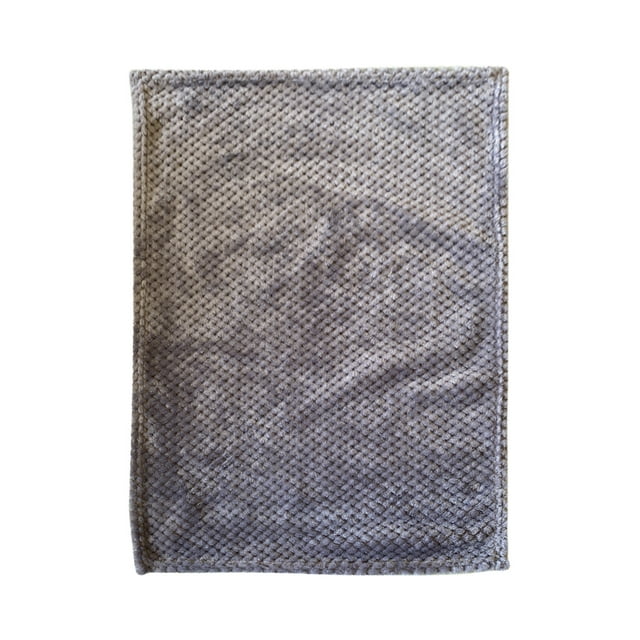 Thickened Carrot Pet Blanket, Flange Edge Design, Soft Microfiber Material, Small Size for Cats, Warm Insulation, Machine Washable, for Indoor-Outdoor Use, Stain-Resistant, Quiet Fabric, Akmoler