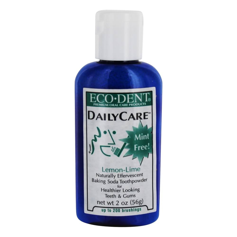 Eco-Dent - DailyCare Baking Soda Toothpowder Lemon-Lime - 2 oz
