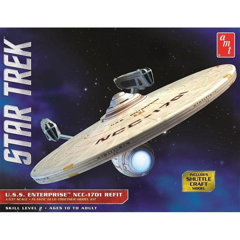AMT, U.S.S. Enterprise NCC-1701 Refit Starship, 1/537 Scale Model