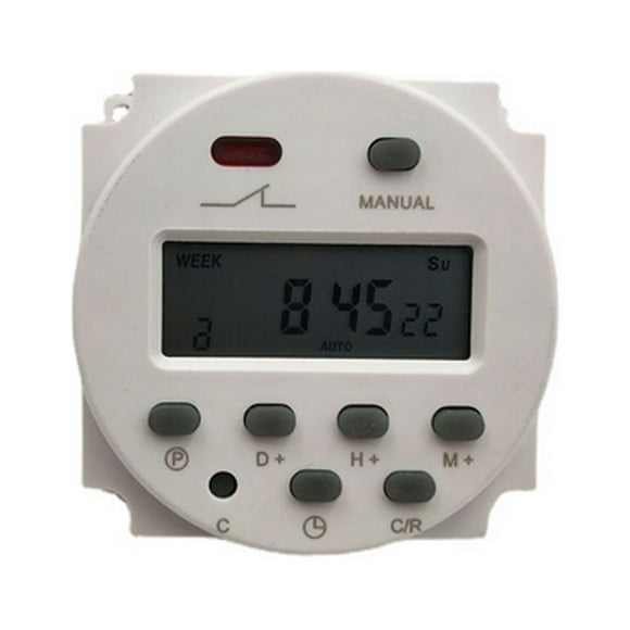 Interruptor de tiempo Digital semanal programable Seitruly caja de publicidad lámpara temporizador relé electrónico recargable 12V