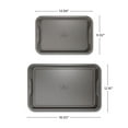 thumbnail image 7 of Ninja Foodi NeverStick Premium 2-Piece Baking Sheet Set, 9x13” & 11x17”, Aluminized, Oven Safe, 7 of 7