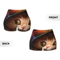 thumbnail image 5 of Kdxio Animal Cat Print Workout Shorts for Women Seamless Soft Smooth Gym Yoga Scrunch Active Shorts, 5 of 9