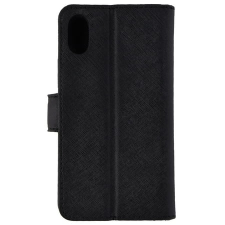 Michael Kors Saffiano Leather Folio Case for Apple iPhone XS/X - Black  (Refurbished) | Walmart Canada
