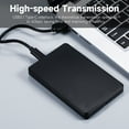thumbnail image 3 of Graflsoa USB 3.1 Type-C 2.5" SATA HDD/SSD Enclosure - Tool-Free Installation, ABS Shell, Compact & Lightweight Design (Includes Cable & Adapter), 3 of 5