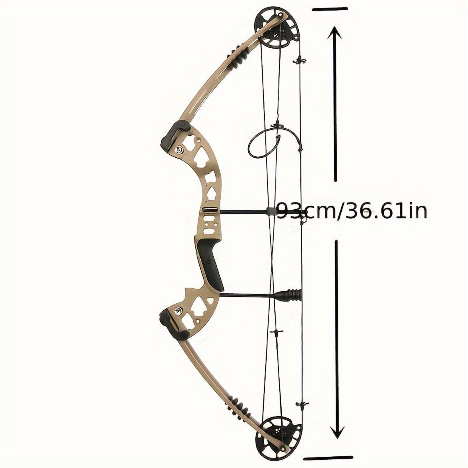 30-55lbs Compound Bow Carbon Arrows Kit Archery Hunting Adult Target Shooting