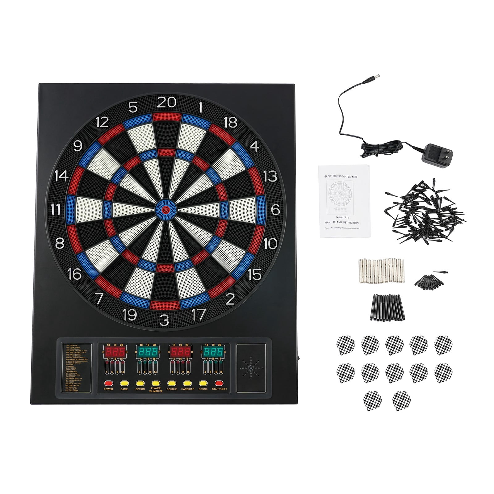 24.8*20.08in Electronic Dartboard Box-Type Electric Dart Board Automatic Scoring Dart-Board