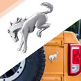 thumbnail image 1 of ORUYROP 3D Emblem Fitment for Bronco Metal Silver Chromed ABS Material Rear Tailgate Insert Accessory with Tape-On Installation 2021-2023, 1 of 6