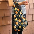 thumbnail image 4 of Wrapables JoliBag Collection Reusable Shopping Bag (Set of 2), Oranges & Lemons, 4 of 6