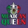 thumbnail image 5 of Wild Bobby Mexican Queen Latin Pride Women Tri-Blend Racerback Tank Top, Purple Rush, X-Large, 5 of 5