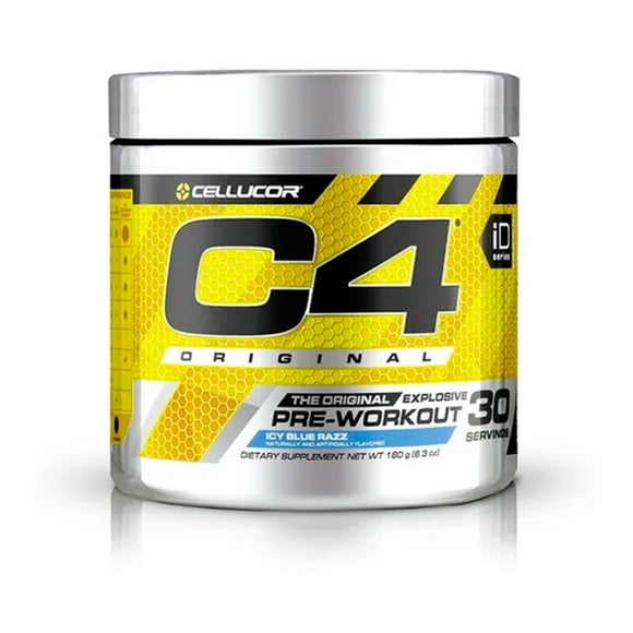 Pre Entreno Cellucor C4 Original 30 Servicios Blue Razz