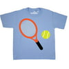 Inktastic Tennis Racket And Ball Youth T-Shirt Sports Player Team Hobbies Hobby