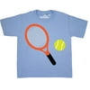 Inktastic Tennis Racket And Ball Youth T-Shirt Sports Player Team Hobbies Hobby