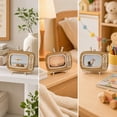 thumbnail image 6 of Vintage TV Shaped Wooden Photo Frame, Retro Television Desktop Picture Display, Hanging Wall Timber Ornament, Dual Use Photo Holder For Home Interior Car Small Decor, 6 of 7