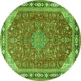 thumbnail image 1 of Ahgly Company Indoor Round Persian Green Traditional Area Rugs, 6' Round, 1 of 1