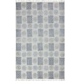 thumbnail image 2 of Casavani Kitchen Floor Kilim Dining Room Rug, Blue 4x10 feet, 2 of 6