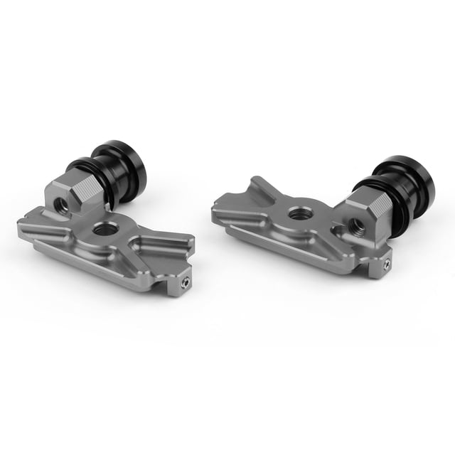 Motorcycle CNC Swingarm Spool Adapters / Mounts For Honda CBR250R 2011-2013 Gray