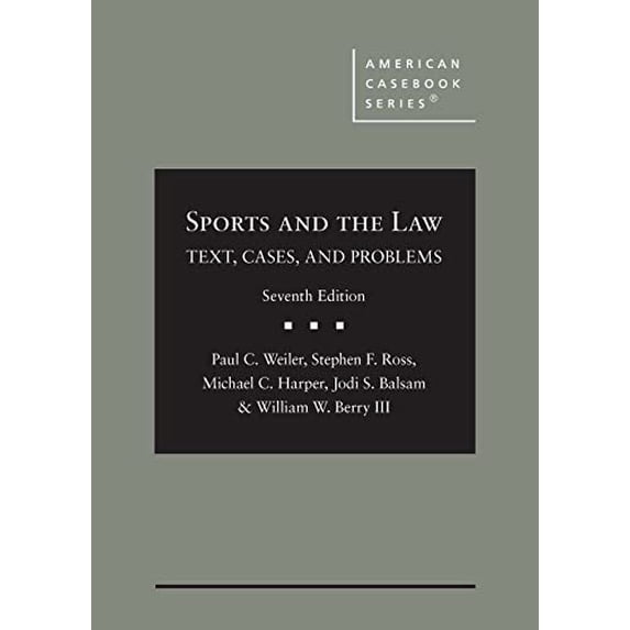Pre-Owned Sports and the Law: Text, Cases, and Problems (American Casebook Series), 9781636594057, 1636594050, Hardcover, 7 edition
