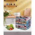 thumbnail image 5 of Vintage Floral Stand Mixer Dust Cover with Storage Pocket & Handles, Farmhouse Botanical Flowers Fits All Tilt Head & Bowl Lift Kitchen Appliance Cover Organizer Bag Accessories, 4.5-5 Quart, 5 of 6
