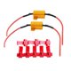 thumbnail image 1 of 2Pcs 25W 6ohm Load Resistor Canbus Anti-Flashing Decoder For Daytime Running Light LED bulb Reverse Light Turn Signal Fog Lamp, 1 of 4