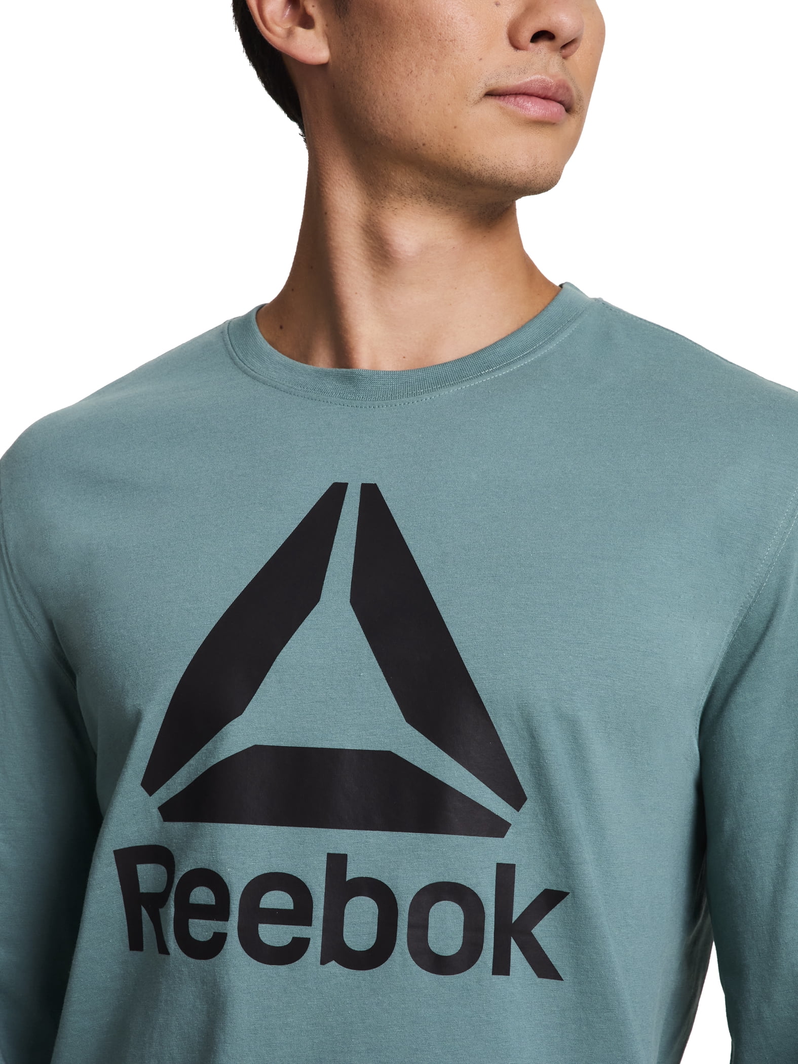 Reebok Men's and Big Men's Core Graphic Long Sleeve Top, Sizes XS-5XL