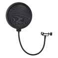 thumbnail image 3 of Noise Reducing Gooseneck Microphone Pop Filter, Vocal Recording Microphone Windscreen Cover, For Eliminating Noise Protecting Microphone, 3 of 8