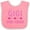 Pink and White, variant on Inktastic Gigi Said I Could Funny Granddaughter Girls Girls Baby Bib