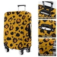 thumbnail image 5 of Yellow and Black Of Leopard Print Luggage Cover Fashion Suitcase Cover Baggage Covers Fit 25-28 Inch Luggage (Go Travel), 5 of 5