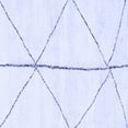 thumbnail image 1 of Ahgly Company Indoor Square Solid Blue Modern Area Rugs, 4' Square, 1 of 4