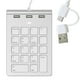 thumbnail image 5 of Mini Numeric Keypad Keyboard 18Keys Numeric Key Pad Numpad Number Pad with 3 Ports Type-C/Usb Hub for Laptop Desktop Pc, 5 of 5