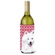 thumbnail image 1 of American Eskimo Hearts Día de San Valentín Retrato Botella de vino Aislador de bebidas Aislador de bebidas Hugger, 1 of 1