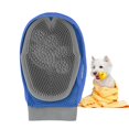 thumbnail image 1 of Guantes de baño para mascotas con aguja de masaje de goma, guante de masaje con cepillo para el cuidado de perros y gatos, 1 of 8