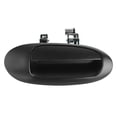 thumbnail image 5 of TRQ Door Handle Front Outer Smooth Black Pair Set for Ford Taurus Mercury Sable DHA32473, 5 of 5